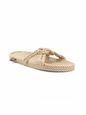 NEW! Nomadic State of Mind Camel Sailors Delight Rope Knot Slide Sandal